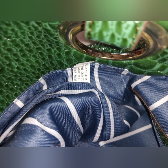 NWOT Steve Madden Leather Green Croc! - Picture 7 of 7